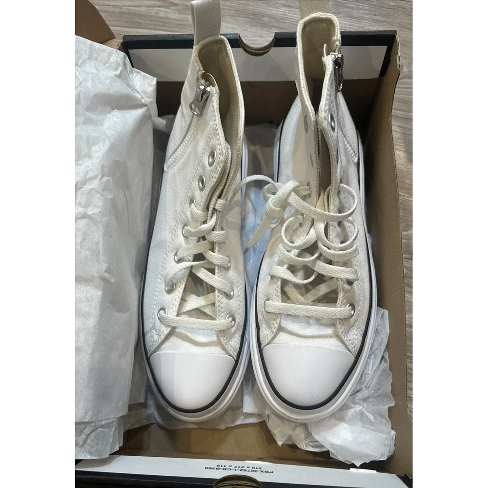 Converse Kids Chuck‎ Taylor All Star Lugged Lift Platform Canvas High Top Shoe 7
